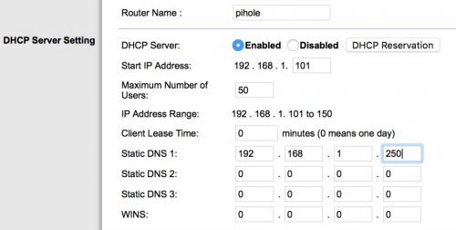 pi-hole-dhcp